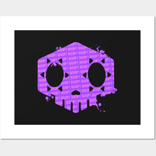 Sombra Logo Boop Wall Art by NinjaKlee